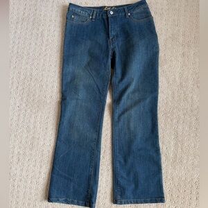 Bill Blass Dark Blue Straight Leg Jeans